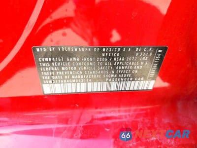 Zdjęcie 14 z 14 samochodu: 2016 VOLKSWAGEN GOLF S VIN:3VW217AU4GM053174 - miniatura