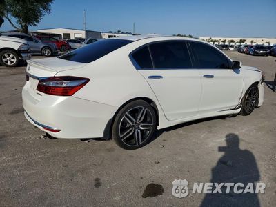 Trzecie zdjęcie samochodu z tyłu: 2016 HONDA ACCORD SPORT VIN:1HGCR2F52GA240948 - miniatura