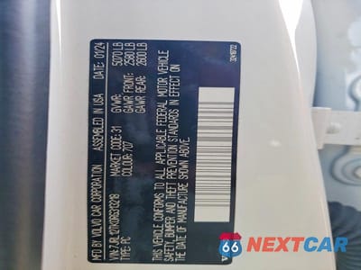 Zdjęcie 12 z 12 samochodu: 2024 VOLVO S60 CORE VIN:7JRL12TK0RG313218 - miniatura