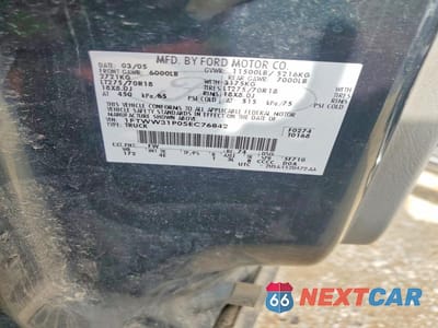 Zdjęcie 12 z 12 samochodu: 2005 FORD F350 SRW SUPER DUTY VIN:1FTWW31P05EC76842 - miniatura