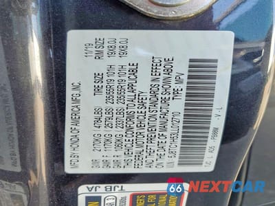 Zdjęcie 14 z 14 samochodu: 2020 ACURA RDX TECHNOLOGY VIN:5J8TC1H53LL012710 - miniatura