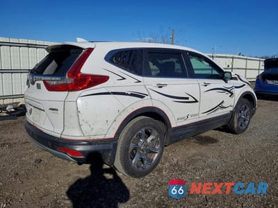 Trzecie zdjęcie samochodu z tyłu: 2019 HONDA CR-V EX VIN:5J6RW2H54KL027635 - miniatura