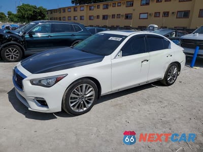 2021 INFINITI Q50 LUXE JN1EV7BP5MM702312 - główne zdjęcie licytacji z USA - miniatura