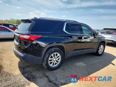 Trzecie zdjęcie samochodu z tyłu: 2018 CHEVROLET TRAVERSE LT VIN:1GNERGKW1JJ189640 - miniatura