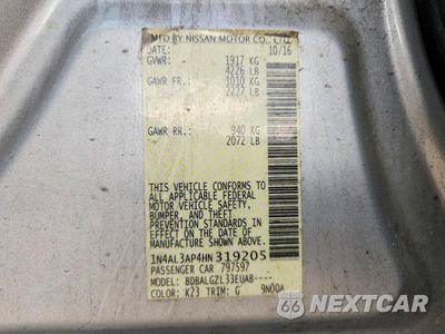 Zdjęcie 21 z 22 samochodu: 2017 NISSAN ALTIMA 2.5 VIN:1N4AL3AP4HN319205 - miniatura