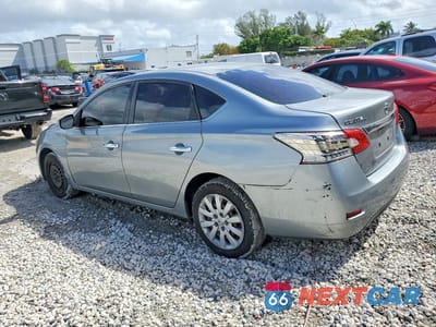 Drugie zdjęcie samochodu z przodu: 2014 NISSAN SENTRA S VIN:3N1AB7AP6EY335038 - miniatura