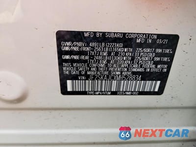 Zdjęcie 13 z 13 samochodu: 2021 SUBARU FORESTER PREMIUM VIN:JF2SKAJCXMH528834 - miniatura