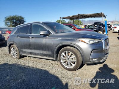Czwarte zdjęcie samochodu z boku: 2020 INFINITI QX50 LUXE VIN:3PCAJ5M10LF121103 - miniatura