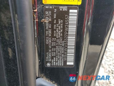 Zdjęcie 12 z 12 samochodu: 2007 BMW 328 XI SULEV VIN:WBAWV53527PW24557 - miniatura