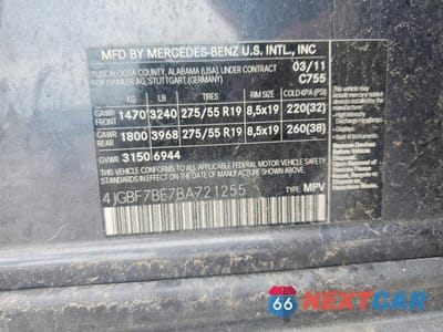 Zdjęcie 13 z 13 samochodu: 2011 MERCEDES-BENZ GL 450 VIN:4JGBF7BE7BA721255 - miniatura