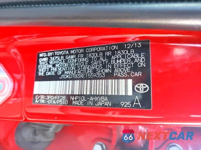 Zdjęcie 13 z 13 samochodu: 2014 TOYOTA PRIUS C TWO VIN:JTDKDTB3XE1559353 - miniatura