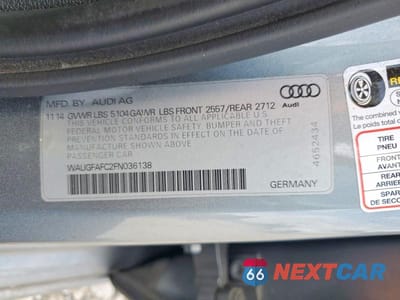 Zdjęcie 12 z 12 samochodu: 2015 AUDI A6 PREMIUM PLUS VIN:WAUGFAFC2FN036138 - miniatura
