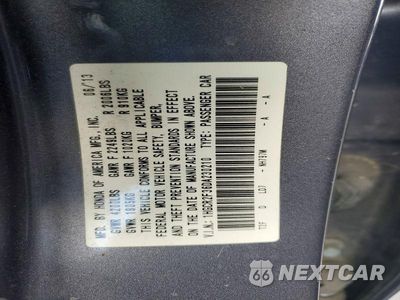 Zdjęcie 12 z 12 samochodu: 2013 HOND ACCORD EX VIN:1HGCR2F36DA230210 - miniatura