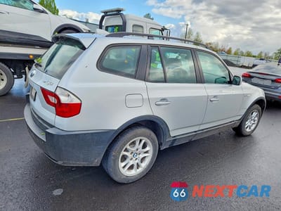 Trzecie zdjęcie samochodu z tyłu: 2004 BMW X3 2.5I VIN:WBXPA73414WB21230 - miniatura