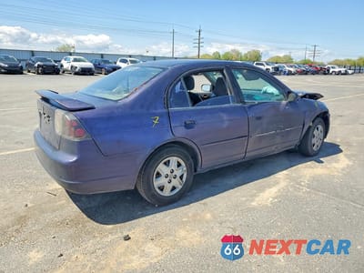 Trzecie zdjęcie samochodu z tyłu: 2002 HONDA CIVIC EX VIN:JHMES26782S002309 - miniatura