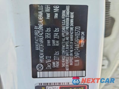 Zdjęcie 12 z 12 samochodu: 2023 HYUNDAI ELANTRA LIMITED VIN:5NPLP4AG8PH105720 - miniatura