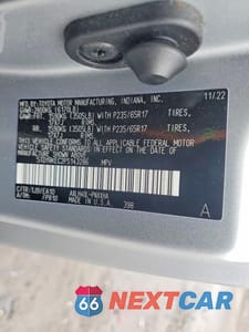 Zdjęcie 13 z 13 samochodu: 2023 TOYOTA SIENNA XLE 7-PASSENGER VIN:5TDYRKEC2PS143286 - miniatura