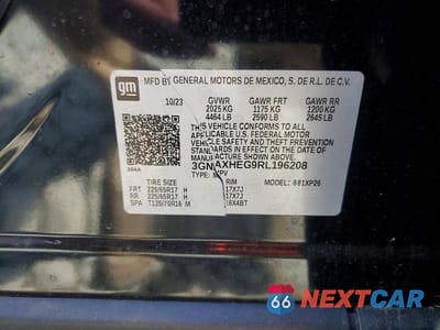 Zdjęcie 13 z 13 samochodu: 2024 CHEVROLET EQUINOX LS VIN:3GNAXHEG9RL196208 - miniatura