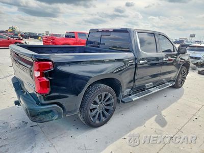 Trzecie zdjęcie samochodu z tyłu: 2022 CHEVROLET SILVERADO LTD K1500 HIGH COUNTRY VIN:1GCUYHEL4NZ195647 - miniatura