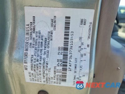 Zdjęcie 12 z 12 samochodu: 2003 FORD FOCUS SE VIN:1FAFP36373W115453 - miniatura