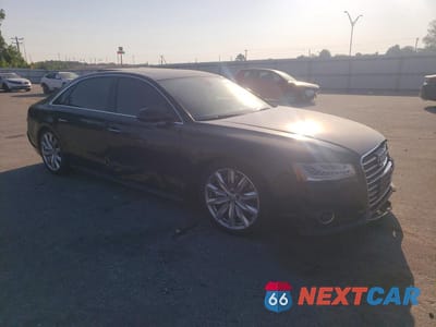 Czwarte zdjęcie samochodu z boku: 2017 AUDI A8 L QUATTRO VIN:WAU44AFD5HN019127 - miniatura