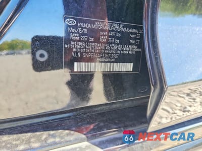 Zdjęcie 12 z 12 samochodu: 2018 HYUNDAI SONATA SPORT+ VIN:5NPE34AF3JH713907 - miniatura