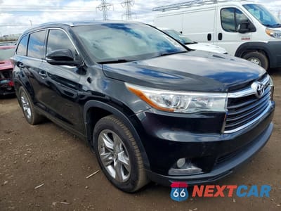 Czwarte zdjęcie samochodu z boku: 2014 TOYOTA HIGHLANDER LIMITED VIN:5TDDKRFH3ES045810 - miniatura