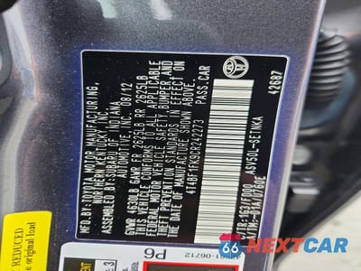 Zdjęcie 13 z 13 samochodu: 2012 TOYOTA CAMRY LE VIN:4T4BF1FK9CR242273 - miniatura