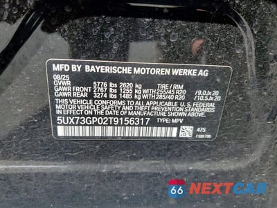 Zdjęcie 13 z 13 samochodu: 2026 BMW X3 M50 VIN:5UX73GP02T9156317 - miniatura