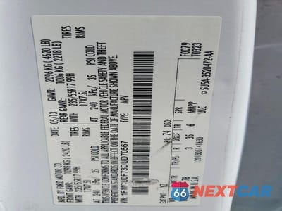 Zdjęcie 13 z 13 samochodu: 2013 FORD ESCAPE S VIN:1FMCU0F73DUD70567 - miniatura