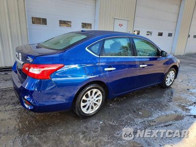 Trzecie zdjęcie samochodu z tyłu: 2019 NISSAN SENTRA SV VIN:3N1AB7AP5KY397722 - miniatura