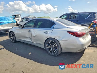 Drugie zdjęcie samochodu z przodu: 2019 INFINITI Q50 3.0T SIGNATURE EDITION VIN:JN1EV7AR4KM591719 - miniatura
