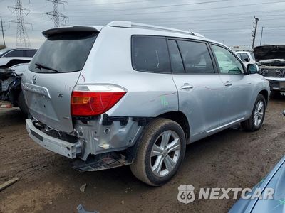 Trzecie zdjęcie samochodu z tyłu: 2009 TOYOTA HIGHLANDER LIMITED VIN:JTEES42AX92120012 - miniatura