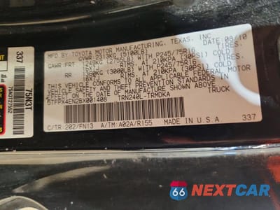 Zdjęcie 12 z 12 samochodu: 2011 TOYOTA TACOMA BASE VIN:5TFPX4EN2BX001408 - miniatura