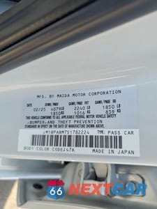 Zdjęcie 13 z 13 samochodu: 2025 MAZDA 3 SELECT SPORT VIN:JM1BPABM7S1782224 - miniatura
