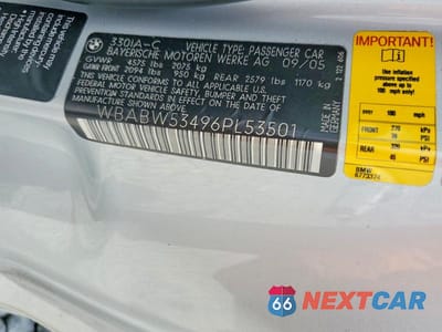 Zdjęcie 13 z 13 samochodu: 2006 BMW 330 CI VIN:WBABW53496PL53501 - miniatura