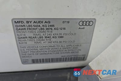 Zdjęcie 10 z 14 samochodu: 2019 AUDI Q5 PREMIUM VIN:WA1ANAFY5K2141656 - miniatura
