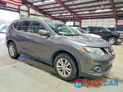 Czwarte zdjęcie samochodu z boku: 2015 NISSAN ROGUE SV VIN:5N1AT2MV1FC794734 - miniatura