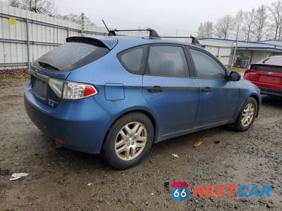 Trzecie zdjęcie samochodu z tyłu: 2008 SUBARU IMPREZA 2.5I VIN:JF1GH61648G803951 - miniatura