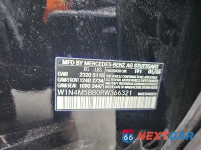 Zdjęcie 12 z 12 samochodu: 2024 MERCEDES-BENZ GLB AMG 35 4MATIC VIN:W1N4M5BB0RW366321 - miniatura