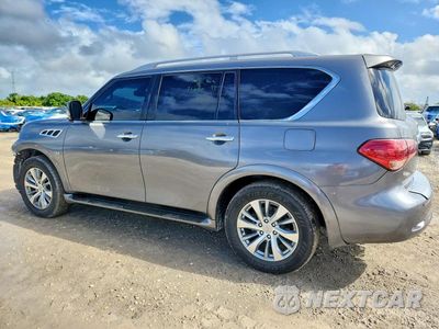 Drugie zdjęcie samochodu z przodu: 2016 INFINITI QX80 BASE VIN:JN8AZ2NF6G9613284 - miniatura