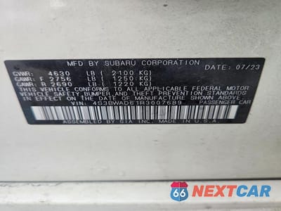 Zdjęcie 12 z 12 samochodu: 2024 SUBARU LEGACY PREMIUM VIN:4S3BWAD61R3007689 - miniatura