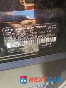 Zdjęcie 13 z 13 samochodu: 2024 MITSUBISHI OUTLANDER SE VIN:JA4J4VA88RZ067510 - miniatura