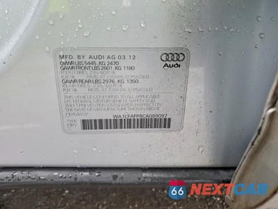 Zdjęcie 13 z 13 samochodu: 2012 AUDI Q5 PREMIUM VIN:WA1CFAFP8CA099097 - miniatura