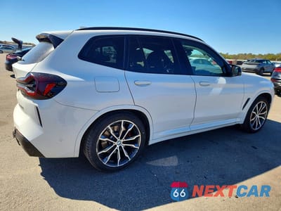 Trzecie zdjęcie samochodu z tyłu: 2022 BMW X3 M40I VIN:5UX83DP06N9J72316 - miniatura