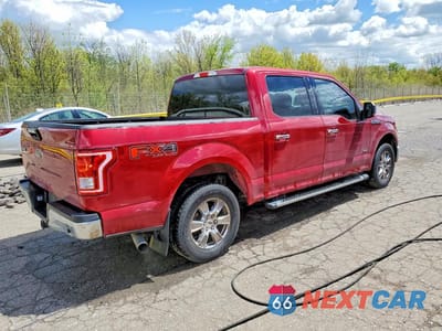Trzecie zdjęcie samochodu z tyłu: 2017 FORD F150 SUPERCREW VIN:1FTEW1CP4HFB06236 - miniatura