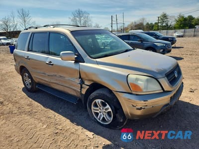 Czwarte zdjęcie samochodu z boku: 2005 HONDA PILOT EXL VIN:5FNYF18555B048917 - miniatura