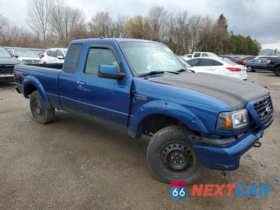 Czwarte zdjęcie samochodu z boku: 2008 FORD RANGER SUPER CAB VIN:1FTZR45E08PA63353 - miniatura