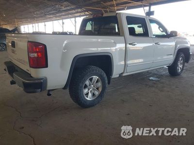 Trzecie zdjęcie samochodu z tyłu: 2018 GMC SIERRA K1500 SLE VIN:3GTU2MEC6JG401085 - miniatura
