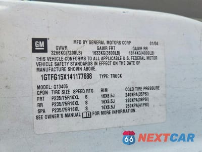 Zdjęcie 13 z 13 samochodu: 2013 CHEVROLET EXPRESS 1500 CARGO DELIVERY VAN VIN:1GCSGAFX0D1136420 - miniatura